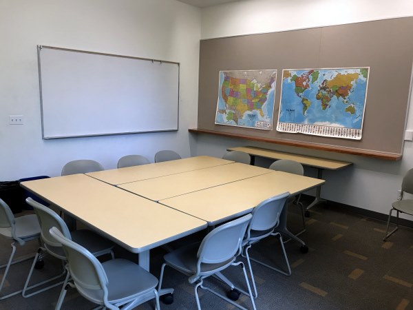 Photo of empty conference room