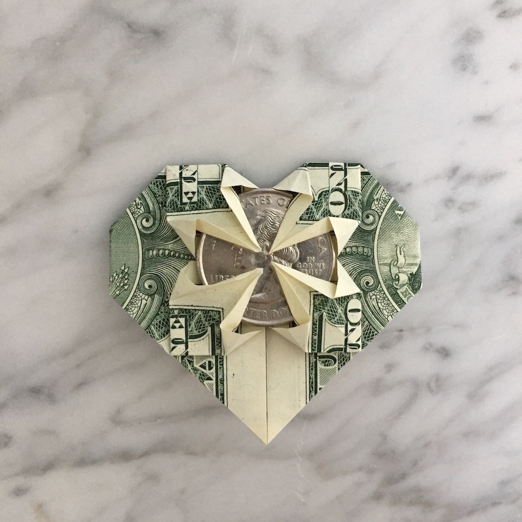Dollar Bill origami