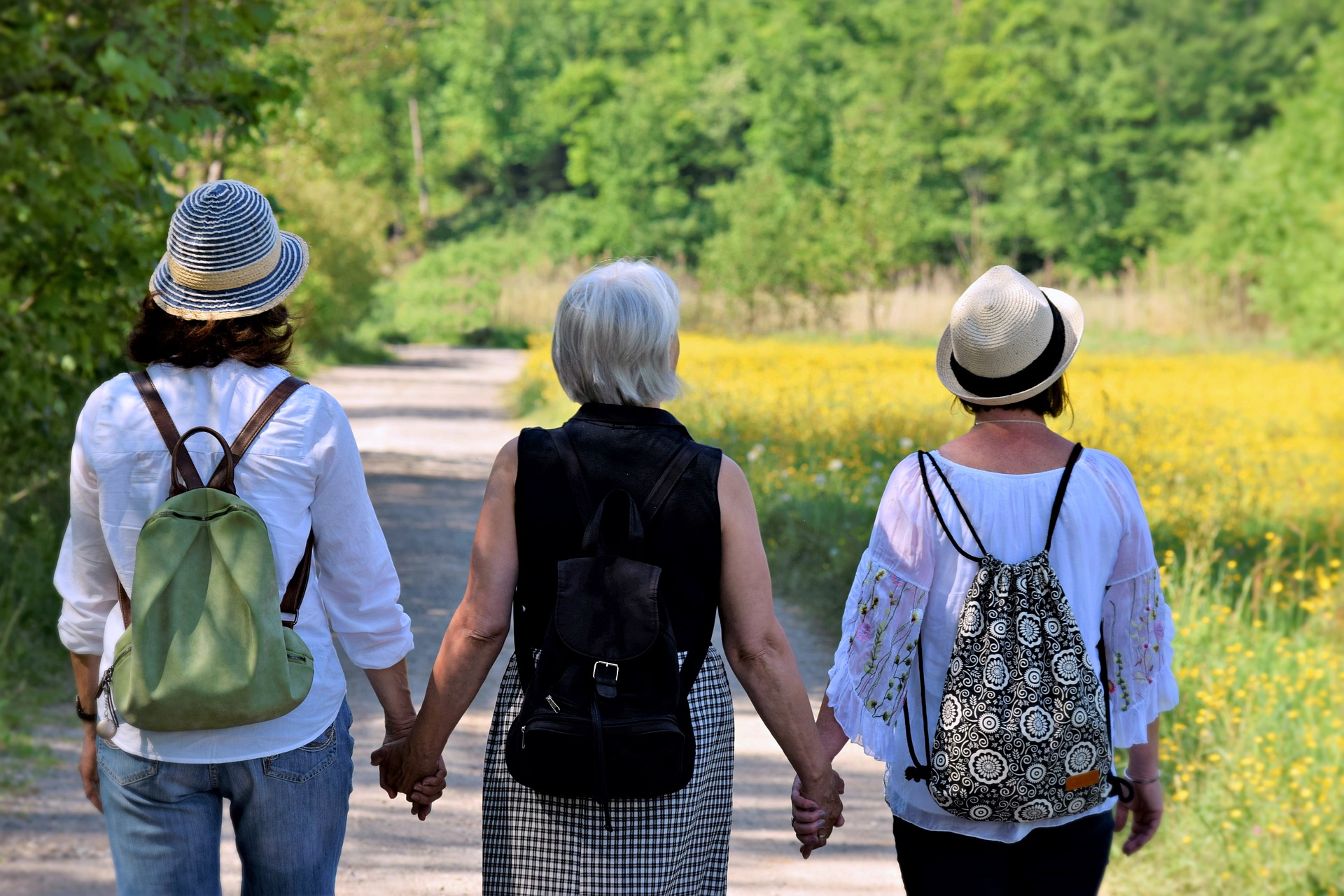 Women walking menopause