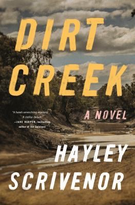 Book cover is a photograph of a nearly dry creek bed, trees growing on both banks, under a blue sky with clouds.
