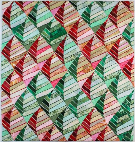 quilt "Spring and Fall in the Gorge" by Debbie Rogers, Goldendale, WA