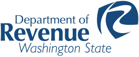 Department of Revenue  Blue Circle with R