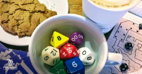 Phot of D&D dice