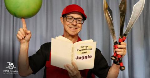 Photo of juggler Rys Thomas