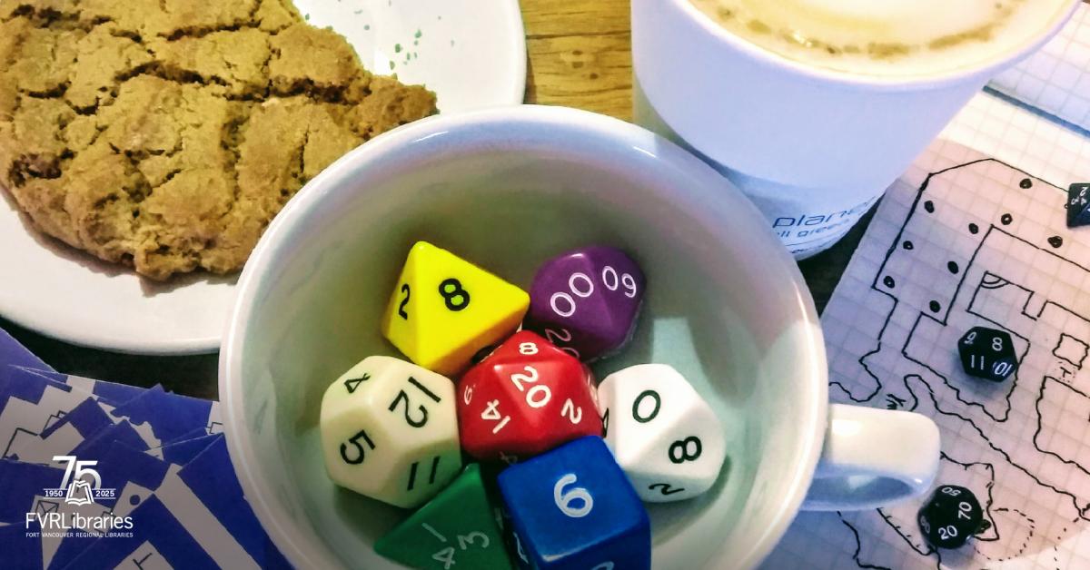 Phot of D&D dice