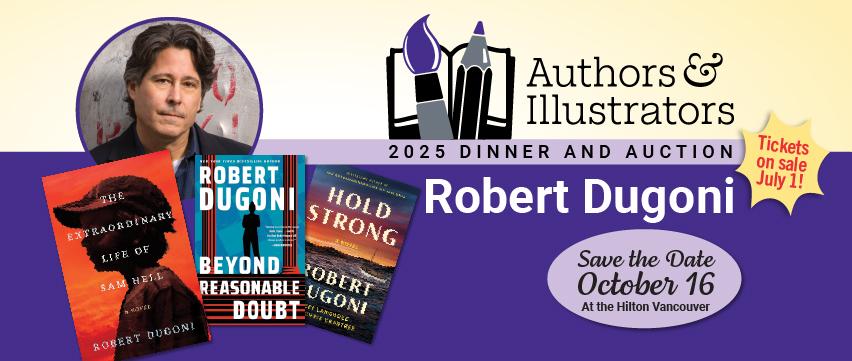 Photo of Robert Dugoni and book covers